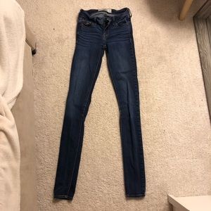 Hollister Dark Blue Jeans - Super Skinny